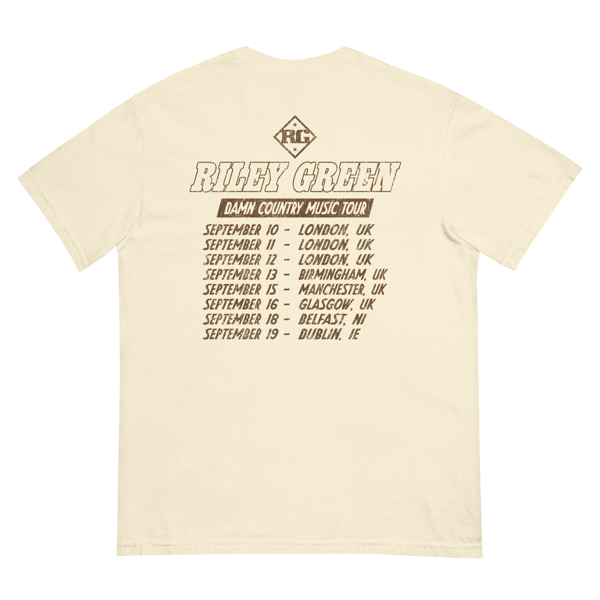 Riley Green - UK/IE Photo Tour Tee